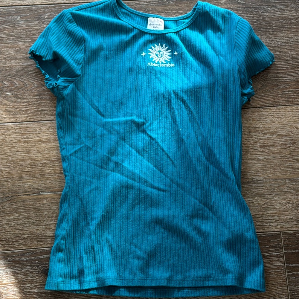 Abercrombie kids teal tee‎ 15/16